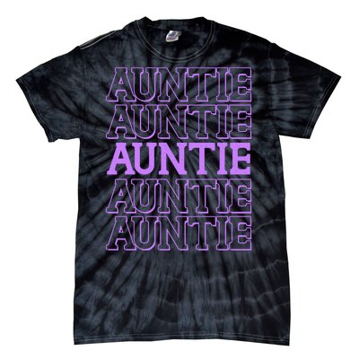 Retro Auntie Pattern   Tie-Dye T-Shirt