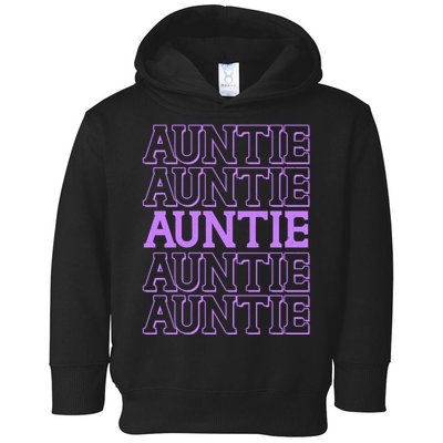 Retro Auntie Pattern   Toddler Hoodie