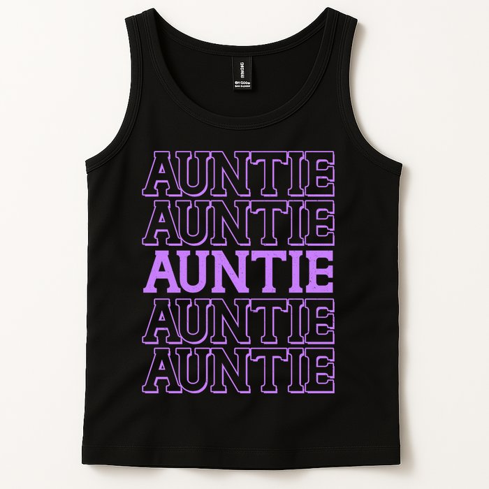Retro Auntie Pattern   Tank Top