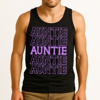 Retro Auntie Pattern   Tank Top