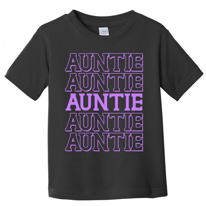 Retro Auntie Pattern   Toddler T-Shirt