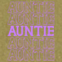 Retro Auntie Pattern   Garment-Dyed Women's Muscle Tee