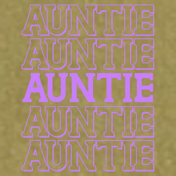Retro Auntie Pattern   Garment-Dyed Women's Muscle Tee