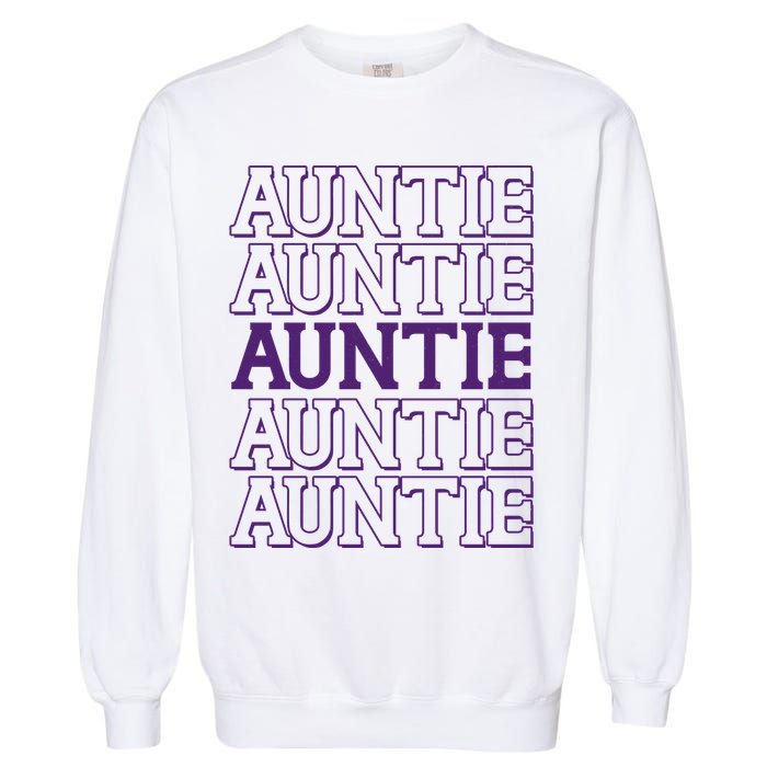 Retro Auntie Pattern   Garment-Dyed Sweatshirt