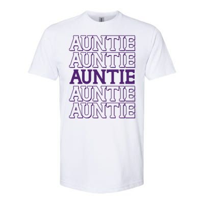 Retro Auntie Pattern   Softstyle® CVC T-Shirt