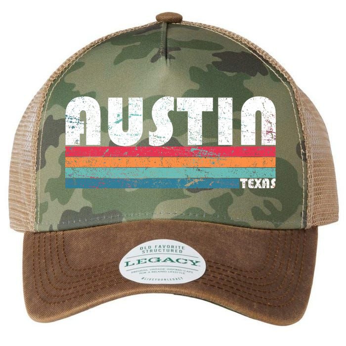 Retro Austin Texas Legacy Tie Dye Trucker Hat