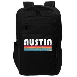 Retro Austin Texas Impact Tech Backpack