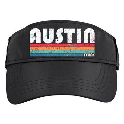 Retro Austin Texas Adult Drive Performance Visor