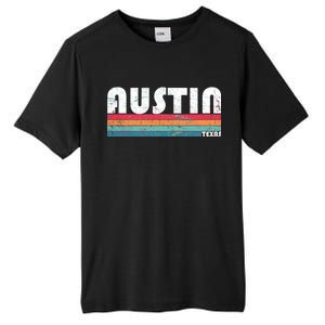 Retro Austin Texas Tall Fusion ChromaSoft Performance T-Shirt