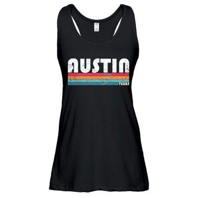 Retro Austin Texas Ladies Essential Flowy Tank