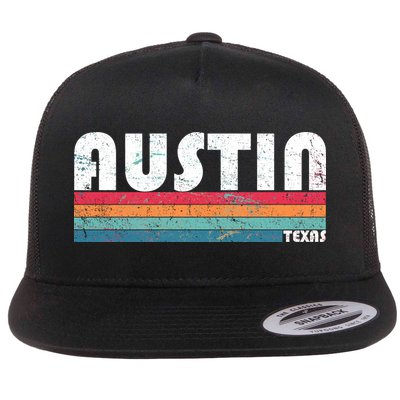 Retro Austin Texas Flatbill Hat