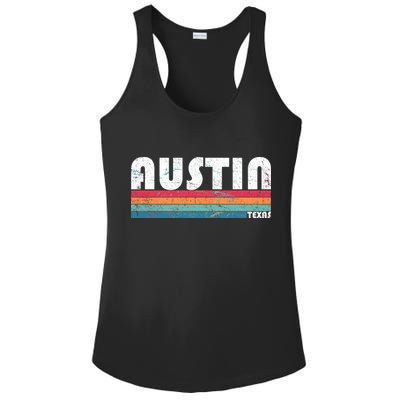 Retro Austin Texas Ladies PosiCharge Competitor Racerback Tank