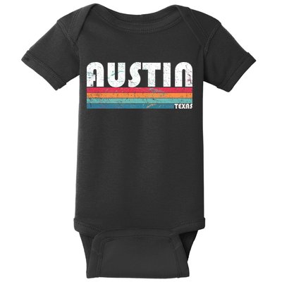 Retro Austin Texas Baby Bodysuit