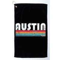Retro Austin Texas Golf Towel