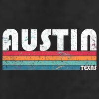 Retro Austin Texas Golf Towel