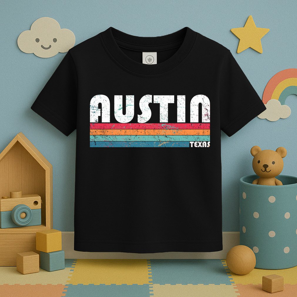 Retro Austin Texas Toddler T-Shirt