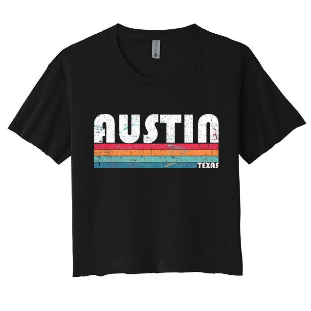 Retro Austin Texas Crop Top