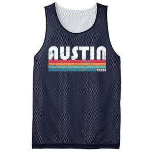 Retro Austin Texas Mesh Reversible Basketball Jersey Tank