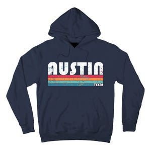 Retro Austin Texas Tall Hoodie