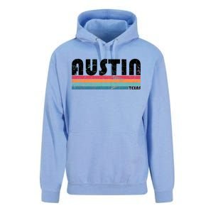 Retro Austin Texas Unisex Surf Hoodie