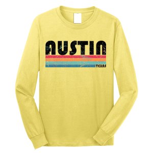 Retro Austin Texas Long Sleeve Shirt