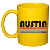 Retro Austin Texas 11oz C Handle Ceramic Mug