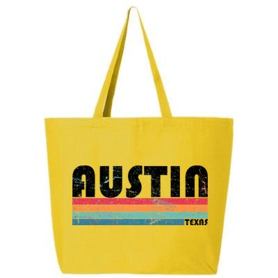 Retro Austin Texas 25L Jumbo Tote