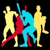 Retro Baseball Poses Cooling Performance Crew T-Shirt