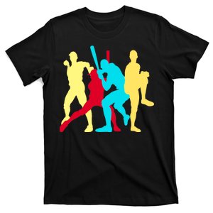 Retro Baseball Poses T-Shirt