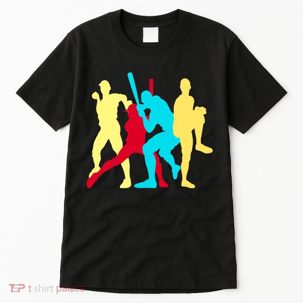 Retro Baseball Poses Tall T-Shirt