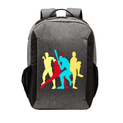 Retro Baseball Poses Vector Backpack