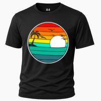 Retro Beach 80's Aesthetic  Performance Shirt