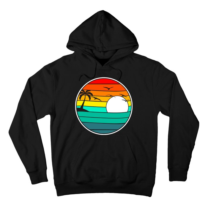 Retro Beach 80's Aesthetic  Hoodie