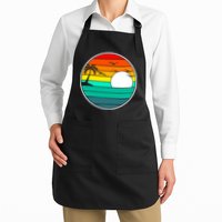 Retro Beach 80's Aesthetic  Apron