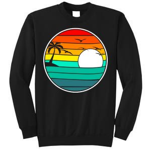 Retro Beach 80's Aesthetic  Sweatshirt