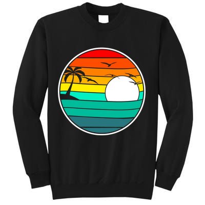 Retro Beach 80's Aesthetic  Sweatshirt