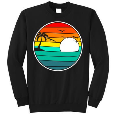 Retro Beach 80's Aesthetic  Sweatshirt