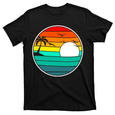 Retro Beach 80's Aesthetic  T-Shirt