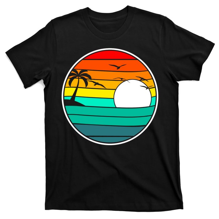 Retro Beach 80's Aesthetic  T-Shirt