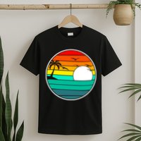 Retro Beach 80's Aesthetic  T-Shirt