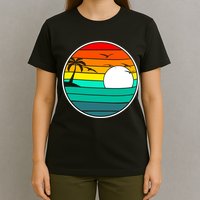 Retro Beach 80's Aesthetic  T-Shirt