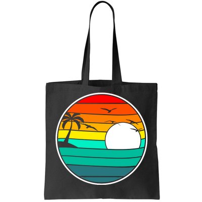 Retro Beach 80's Aesthetic  Tote Bag