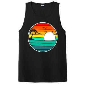 Retro Beach 80's Aesthetic  PosiCharge Competitor Tank