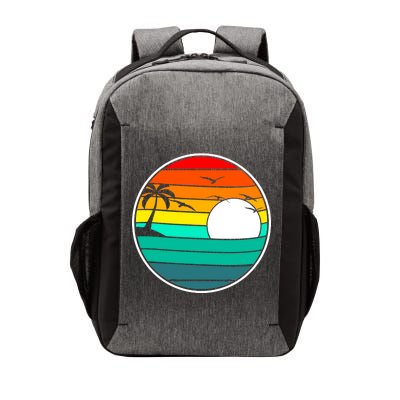 Retro Beach 80's Aesthetic  Vector Backpack