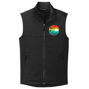 Retro Beach 80's Aesthetic  Collective Smooth Fleece Vest