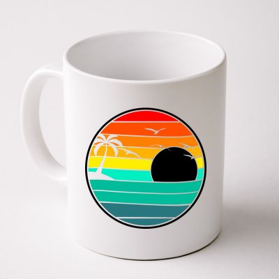 Retro Beach 80's Aesthetic  Coffee Mug