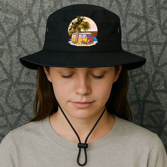 Retro Beach Hippie Van Bucket Hat