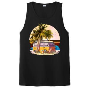 Retro Beach Hippie Van PosiCharge Competitor Tank