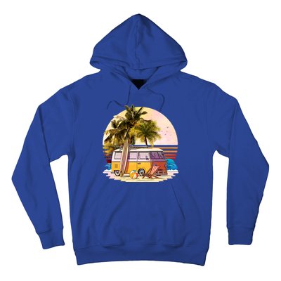 Retro Beach Hippie Van Hoodie