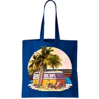 Retro Beach Hippie Van Tote Bag